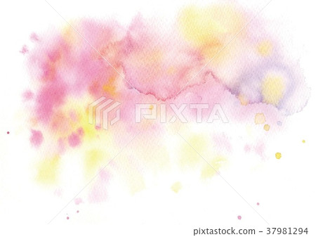 水彩粉紅色 37981294