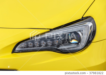 Headlight of the car 37981822