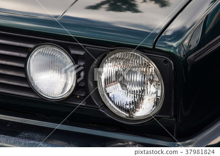 Headlight of the car 37981824