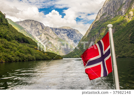 traval on Large Cruise ship from the port of Flam traval on Large Cruise ship from the port of Flam 37982148
