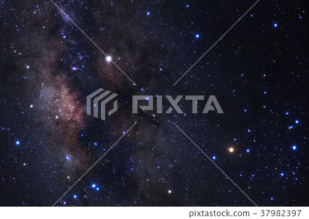 Milky way galaxy and space dust in the universe 37982397