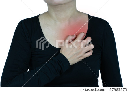 Woman Suffering From Painful Feeling 37983373