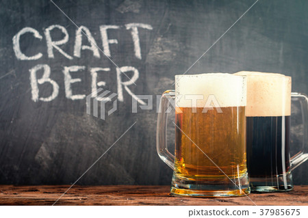 light and dark beer light and dark beer 37985675