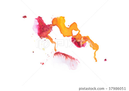 Color retro vintage abstract watercolour aquarelle 37986051