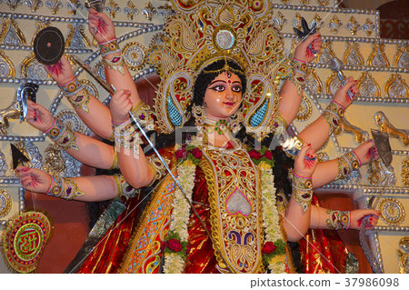 Idol of Goddess Durga Idol of Goddess Durga 37986098
