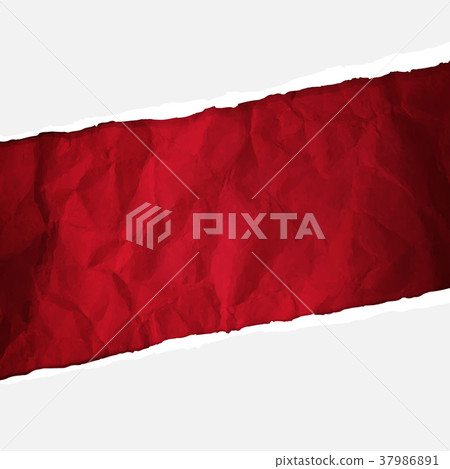Crumpled Red Paper Crumpled Red Paper 37986891