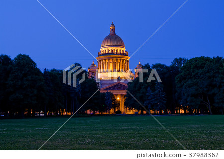 St. Isaac's Cathedral. Saint Petersburg white St. Isaac's Cathedral. Saint Petersburg white 37988362