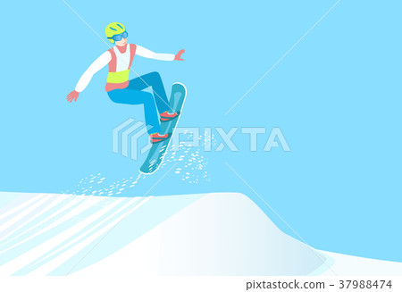 Professional Snowboarding, winter sport. Professional Snowboarding, winter sport. 37988474