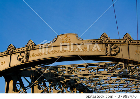 The Bridge of Peter the Great. Saint Petersburg 37988476