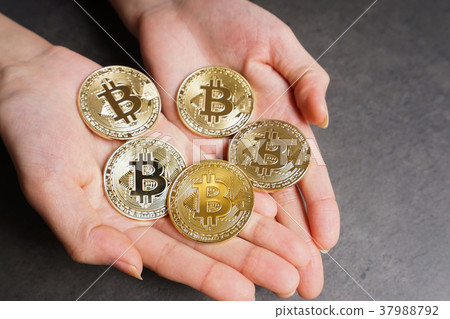 虛擬貨幣和比特幣圖像 虛擬貨幣和比特幣圖像 37988792