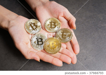Virtual currency and bitcoin image Virtual currency and bitcoin image 37988793