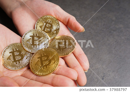 虛擬貨幣和比特幣圖像 37988797