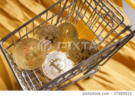 Virtual currency and bitcoin image Virtual currency and bitcoin image 37988832