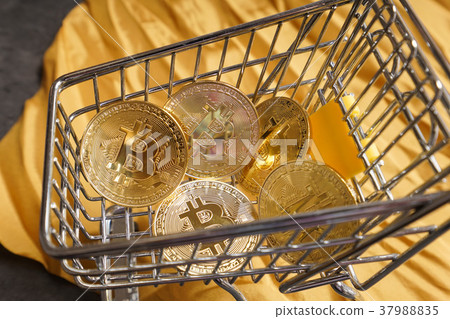 Virtual currency and bitcoin image Virtual currency and bitcoin image 37988835