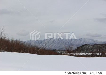 Snow scene seen from Road Station "Shimogo" 37990585