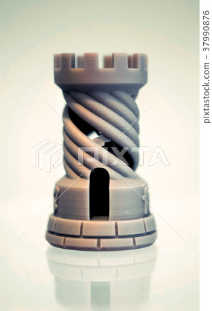 One object photopolymer printed on a 3d printer. One object photopolymer printed on a 3d printer. 37990876