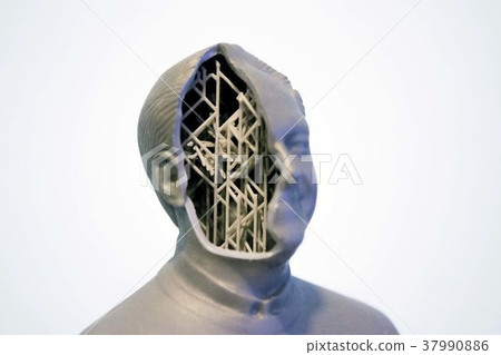 Example of printing a 3d object in the form of a 37990886