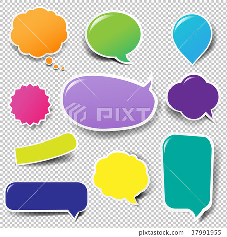 Color Labels Big Set Isolated - Stock Illustration [37991955] - PIXTA
