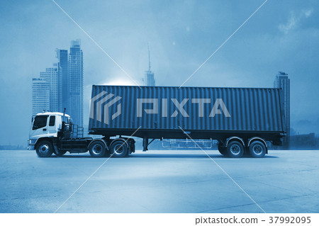 Transportation, import-export  logistics concept 37992095