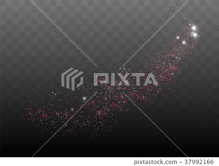 Vector light effect stars. Shining glitter Vector light effect stars. Shining glitter 37992166