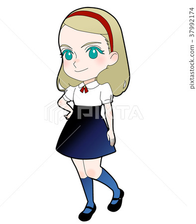 Foreign high school girl 37992174