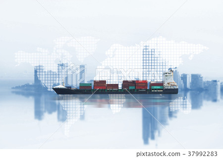 Transportation, import-export logistics concept 37992283
