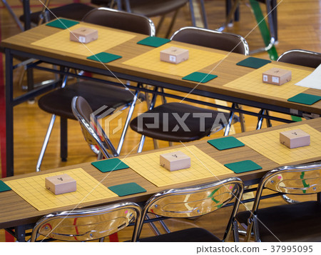 Shogi board lined up 37995095