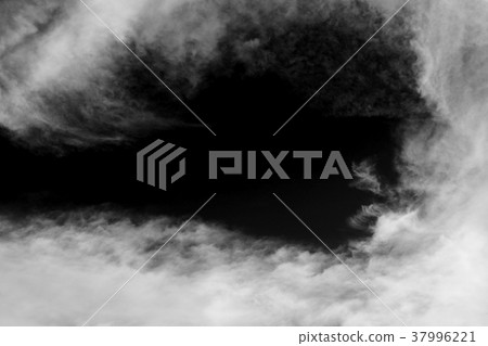 Clouds over black. 37996221