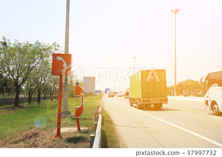 SOS on the Road ,Emergency call on the high way , SOS on the Road ,Emergency call on the high way , 37997732