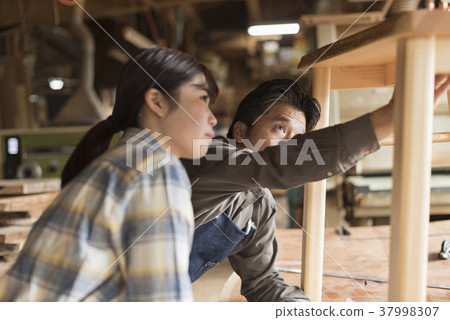 Furniture craftsman Master and brother image workshop 37998307