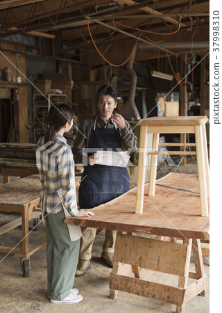 Furniture craftsman Master and brother image workshop Furniture craftsman Master and brother image workshop 37998310