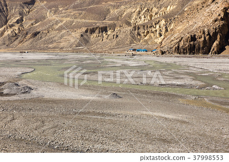 the Kali gandaki River near Jomsom, Lower Mustang 37998553