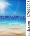 Sunny day with sand. EPS 10 37999208