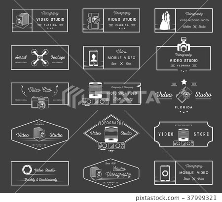 Set of Vector Logos and Badges Video 37999321
