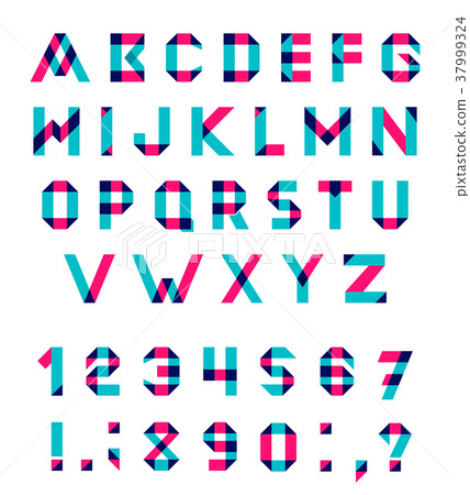 Vector Alphabet Set Vector Alphabet Set 37999324