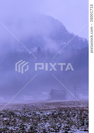 small barns mysterious landscape on a rainy autumn small barns mysterious landscape on a rainy autumn 38001718