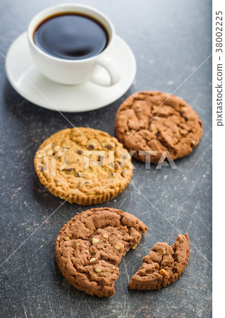 Sweet chocolate cookies. 38002225