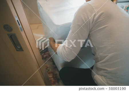 washing machine, take in, bring in 38003190