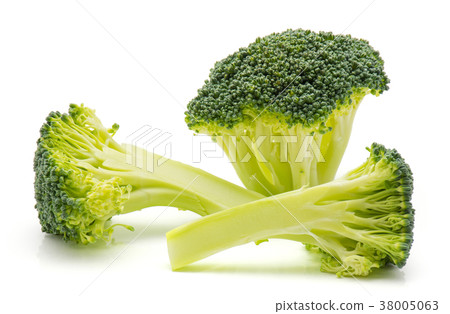Broccoli isolated on white Broccoli isolated on white 38005063