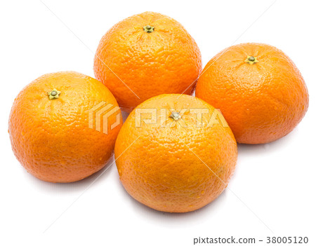 Fresh clementine isolated on white Fresh clementine isolated on white 38005120