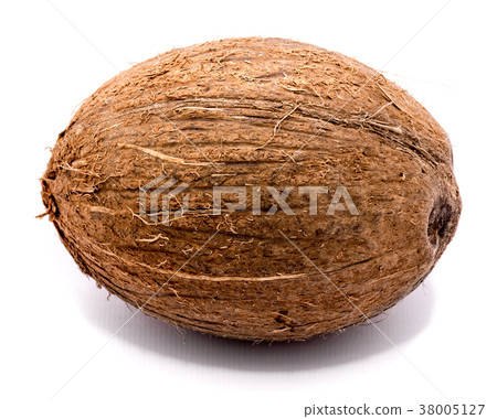 Fresh coconut isolated on white Fresh coconut isolated on white 38005127