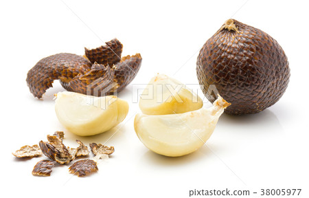 Fresh raw salak isolated on white 38005977