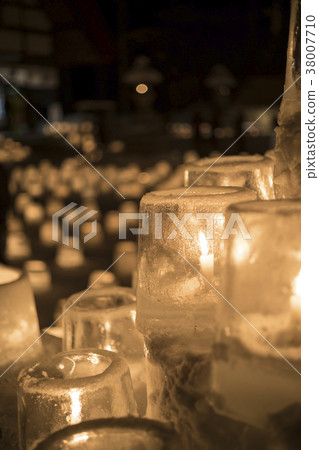Jozankei snow light path (image cut) 38007710
