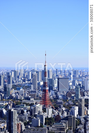 Tokyo city landscape Tokyo Tower Tokyo city landscape Tokyo Tower 38008071