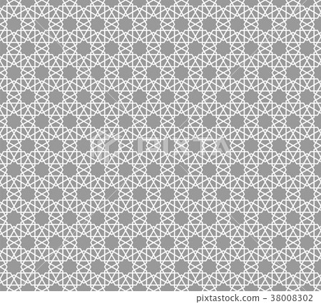 Abstract gray pattern geometric of Islamic - Stock Illustration ...