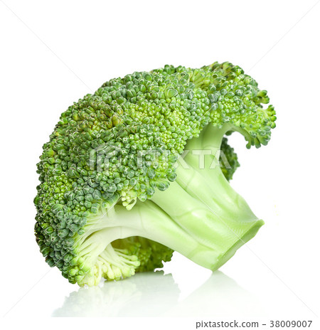 Broccoli on a white background. Broccoli on a white background. 38009007