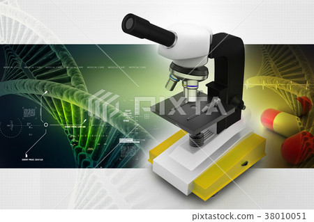 microscope on abstract background microscope on abstract background 38010051