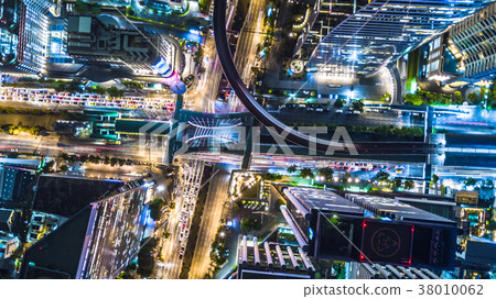 Aerial view of Bangkok City. 38010062