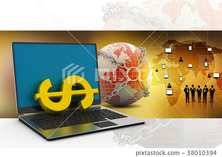 Online money making concept Online money making concept 38010394