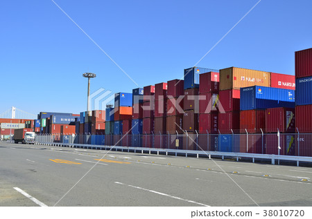 Container yard Shinagawa wharf 38010720